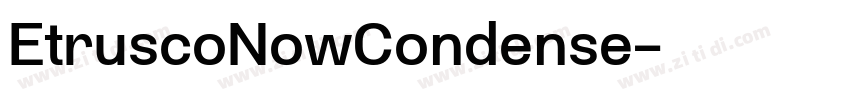 EtruscoNowCondense字体转换
