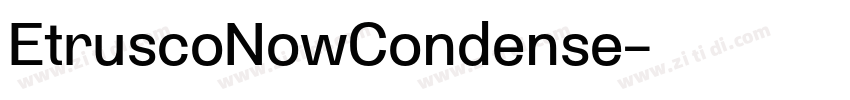 EtruscoNowCondense字体转换