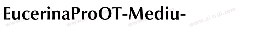 EucerinaProOT-Mediu字体转换