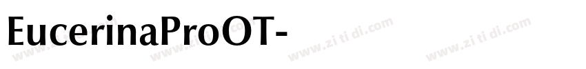 EucerinaProOT字体转换