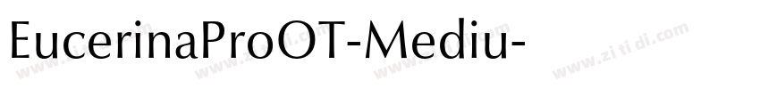 EucerinaProOT-Mediu字体转换
