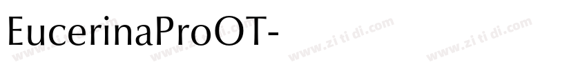 EucerinaProOT字体转换