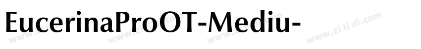 EucerinaProOT-Mediu字体转换