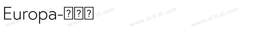 Europa字体转换