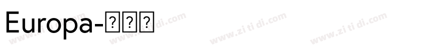 Europa字体转换