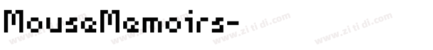 MouseMemoirs字体转换
