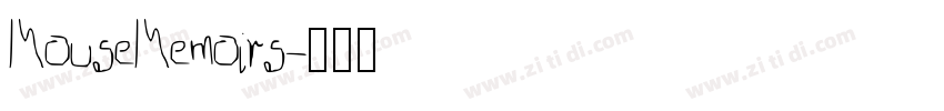 MouseMemoirs字体转换