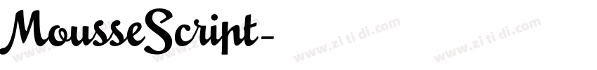 MousseScript字体转换