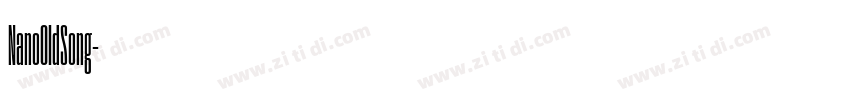 NanoOldSong字体转换