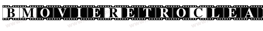 BMovieRetroClean字体转换
