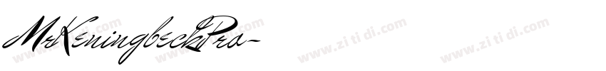 MrKeningbeckPro字体转换