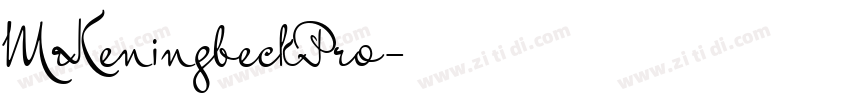 MrKeningbeckPro字体转换