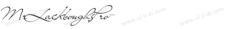 MrLackboughsPro字体转换