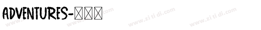 Adventures字体转换 Adventures字体转换
