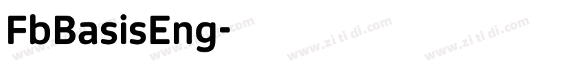 FbBasisEng字体转换
