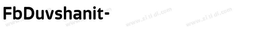 FbDuvshanit字体转换