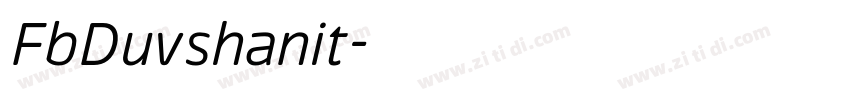 FbDuvshanit字体转换