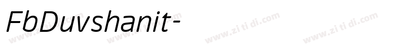 FbDuvshanit字体转换