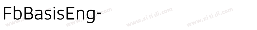 FbBasisEng字体转换