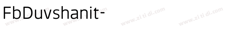 FbDuvshanit字体转换