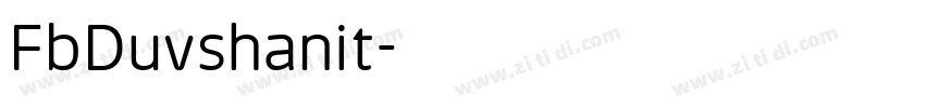 FbDuvshanit字体转换