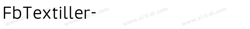 FbTextiller字体转换