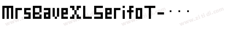 MrsBaveXLSerifoT字体转换