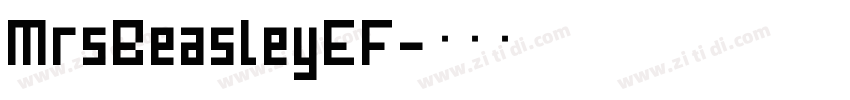 MrsBeasleyEF字体转换