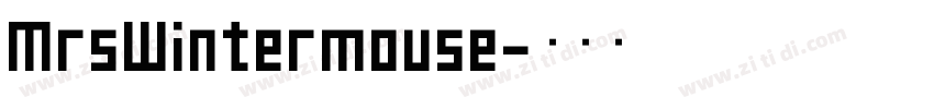 MrsWintermouse字体转换