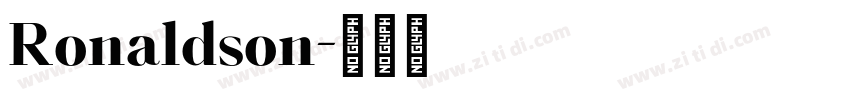 Ronaldson字体转换 Ronaldson字体转换
