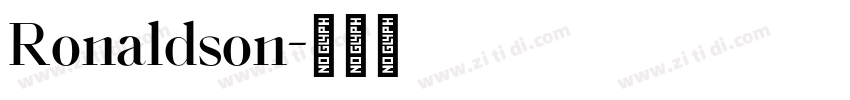 Ronaldson字体转换 Ronaldson字体转换