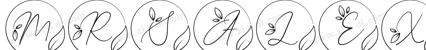 MrsAlexandraRegular字体转换