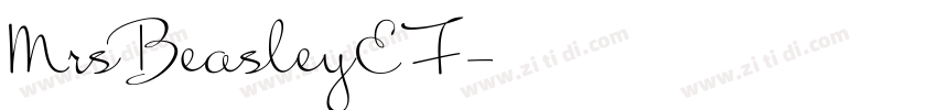 MrsBeasleyEF字体转换