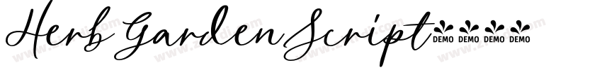 HerbGardenScript字体转换