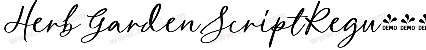 HerbGardenScriptRegu字体转换