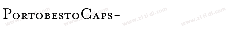 PortobestoCaps字体转换