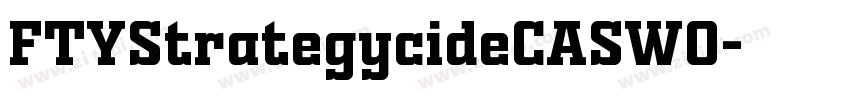 FTYStrategycideCASW0字体转换 FTYStrategycideCASW0字体转换