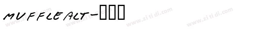 Mufflealt字体转换