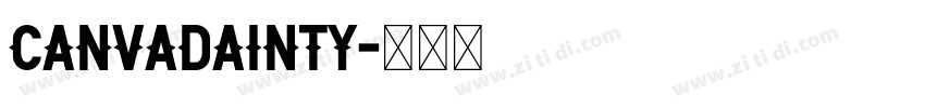 CanvaDainty字体转换