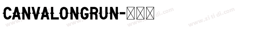 CanvaLongrun字体转换