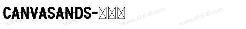 CanvaSands字体转换