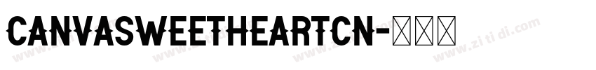 CanvaSweetHeartCN字体转换