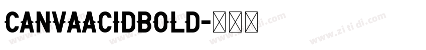 CanvaAcidBold字体转换
