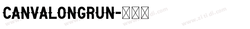 CanvaLongrun字体转换