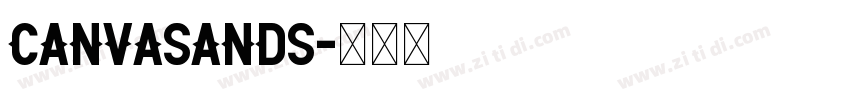 CanvaSands字体转换