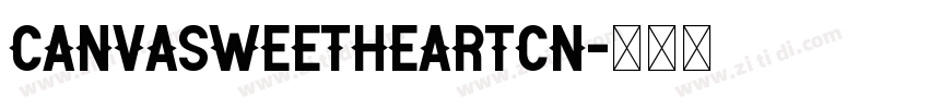 CanvaSweetHeartCN字体转换