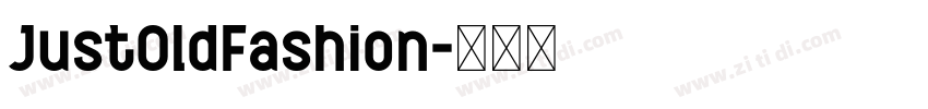 JustOldFashion字体转换
