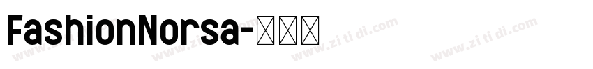 FashionNorsa字体转换