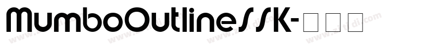 MumboOutlineSSK字体转换