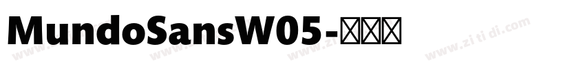 MundoSansW05字体转换